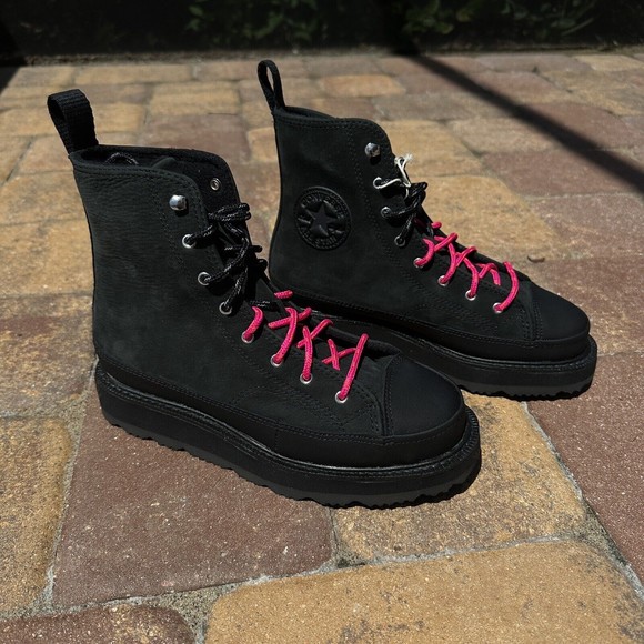Converse Chuck Taylor Crafted Boot Black Prime Pink 173213C main image 7